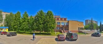 Белоозёрский — Вид на улицу